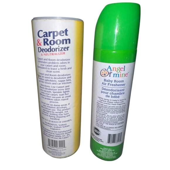Homebright Carpet & Room Deodorizer Hawaiian Mist 14 Oz + 3 Angel Of Mine Baby R - Picture 3 of 5